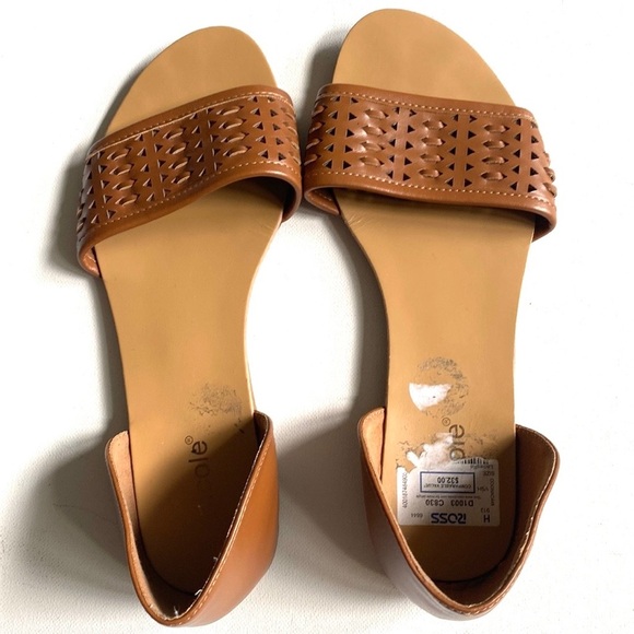 Nicole Tan Open toed weaved design Sandals, Size 7 1/2 - Picture 3 of 8